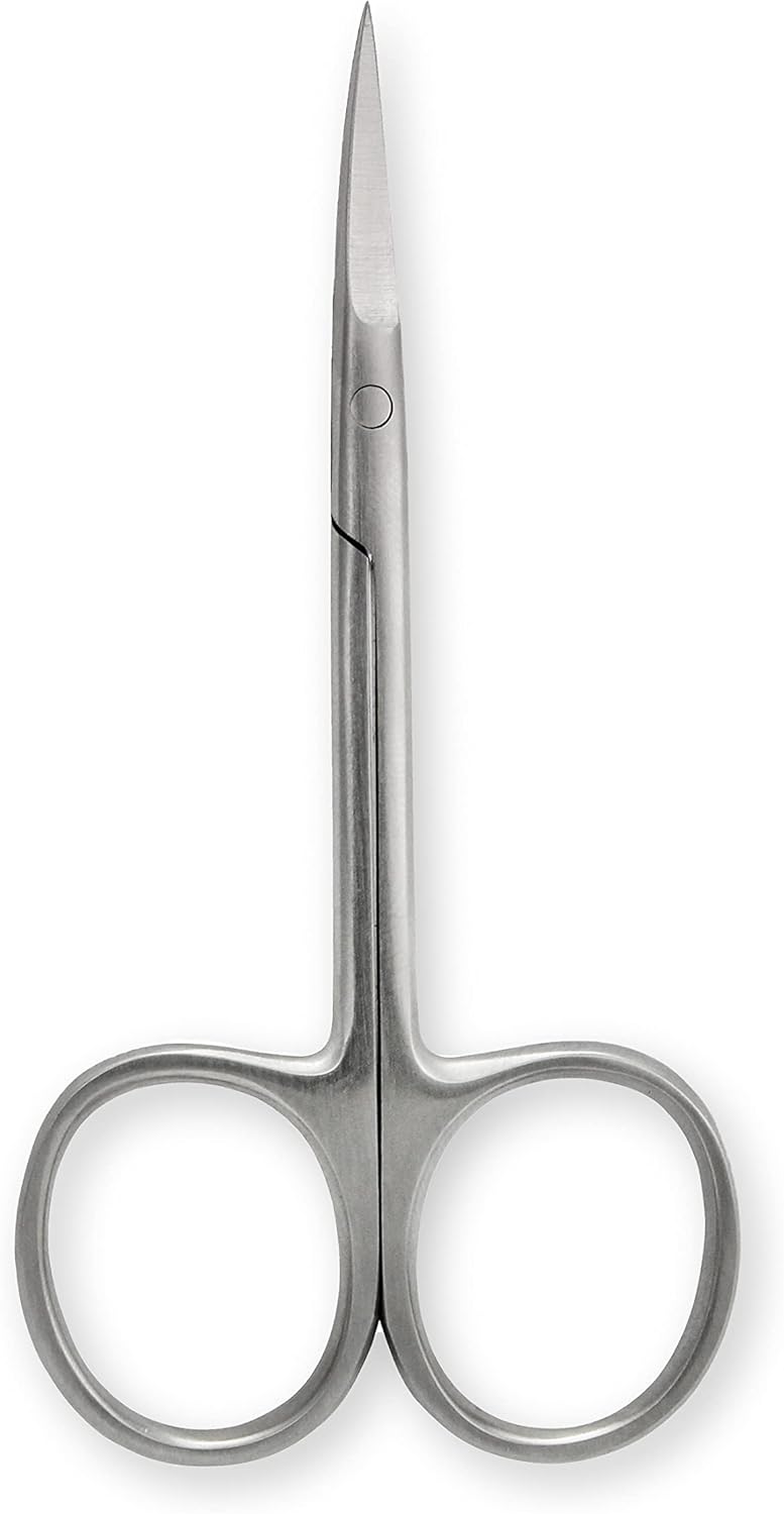 Thumbnail 2 de Amazon Basics Beauty Scissors (Stainless Steel, Curved Precision Cutting) — Silver