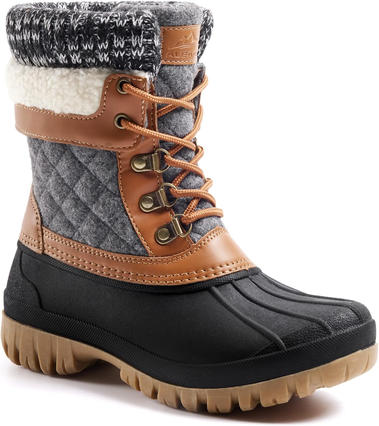 Thumbnail 6 de ALEADER Women's Winter Snow Boots with Waterproof Shell and Foldable Design