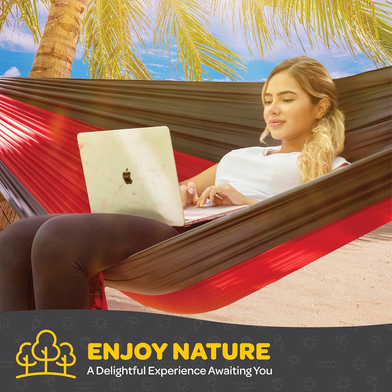 Detalle 1 de Hammock 400 lb nylon camping chair