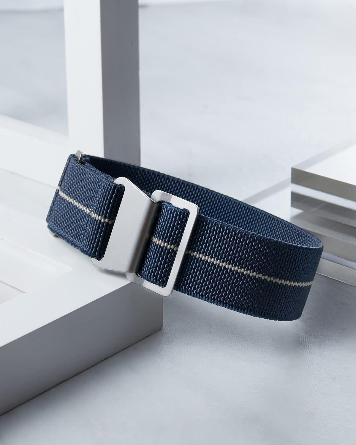 Thumbnail 2 de BINLUN Bracelet Montre Nylon Élastique Marine