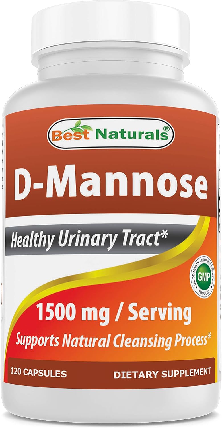 Detalle de Best Naturals D-Mannose Capsules, 120 Count