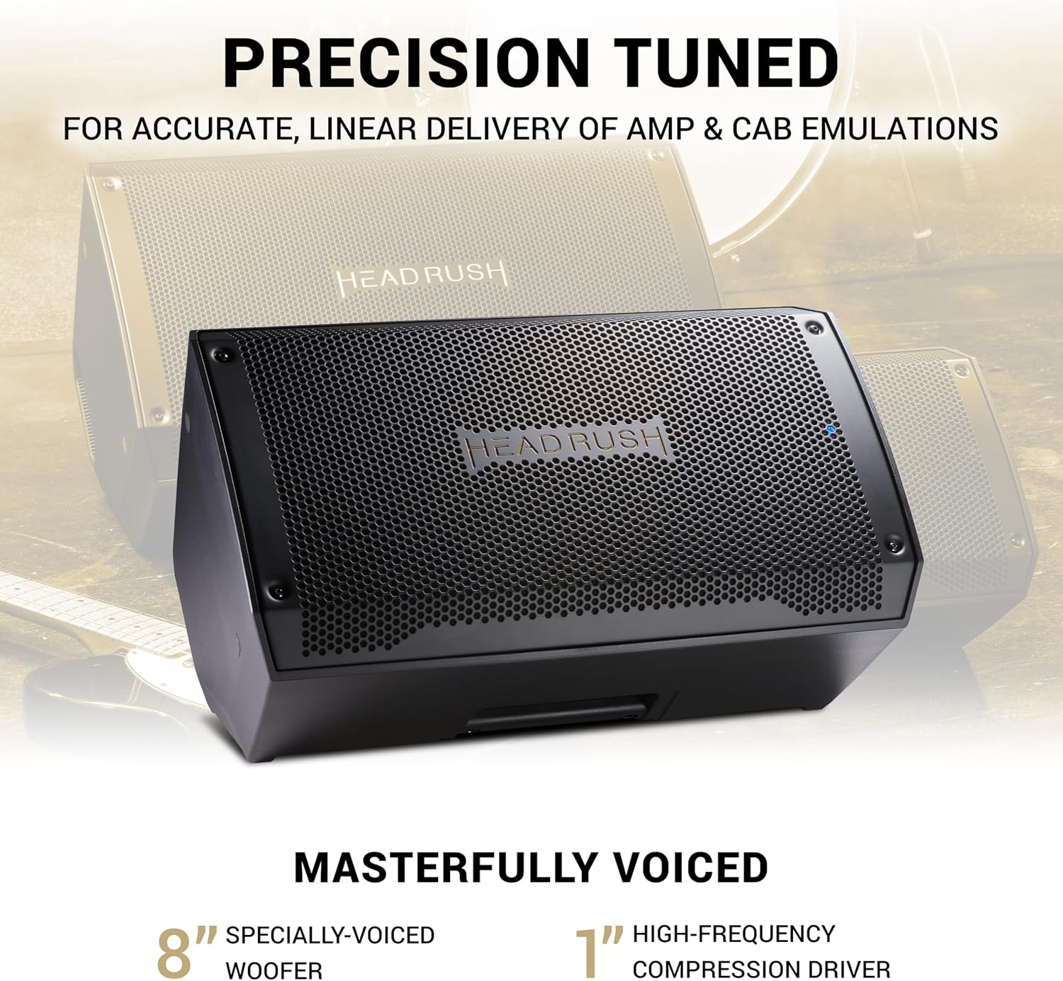 Detalle de HeadRush FRFR108 MKII 2000W FRFR Speaker with Bluetooth