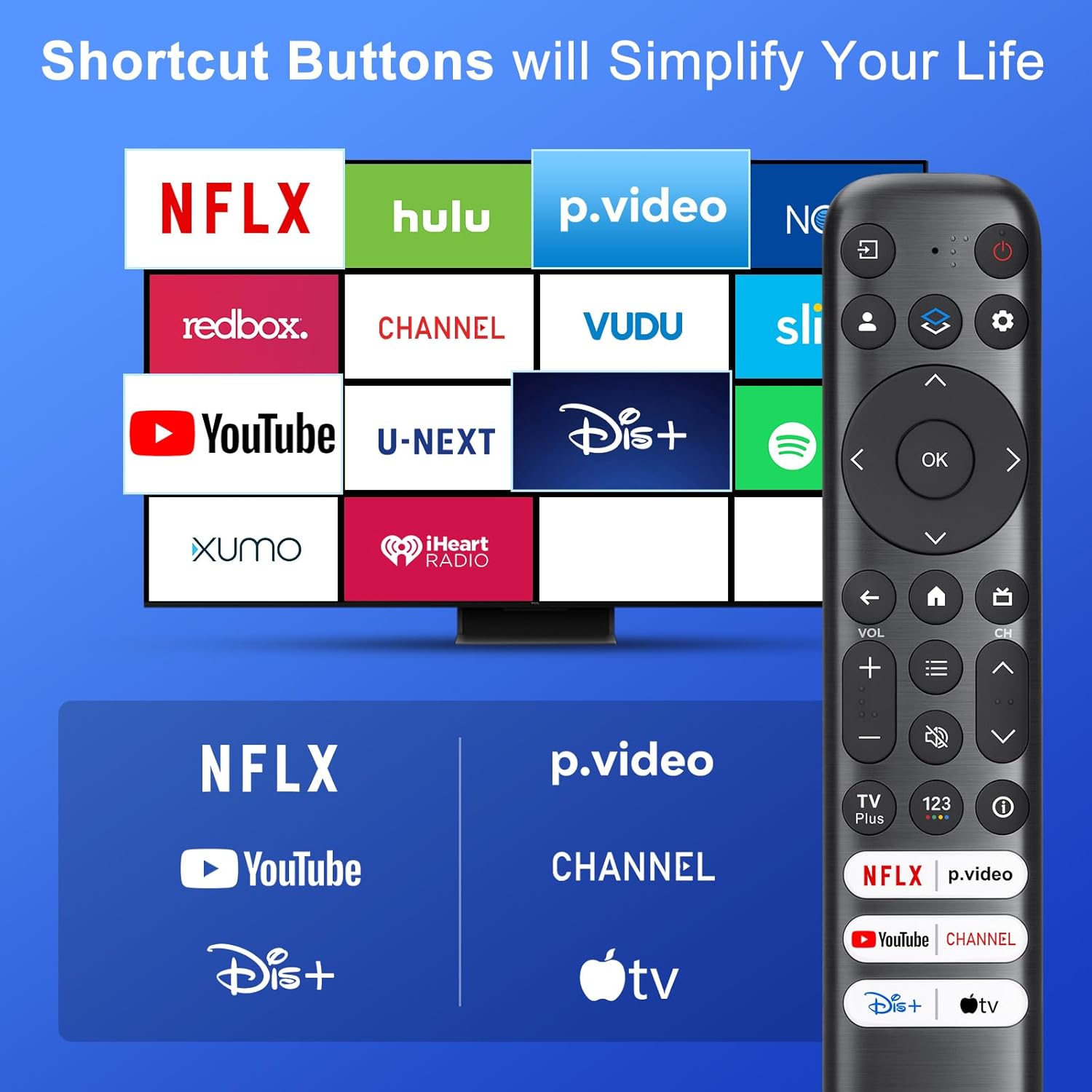 Thumbnail 3 de TCL RC813 40 ft Google TV Remote