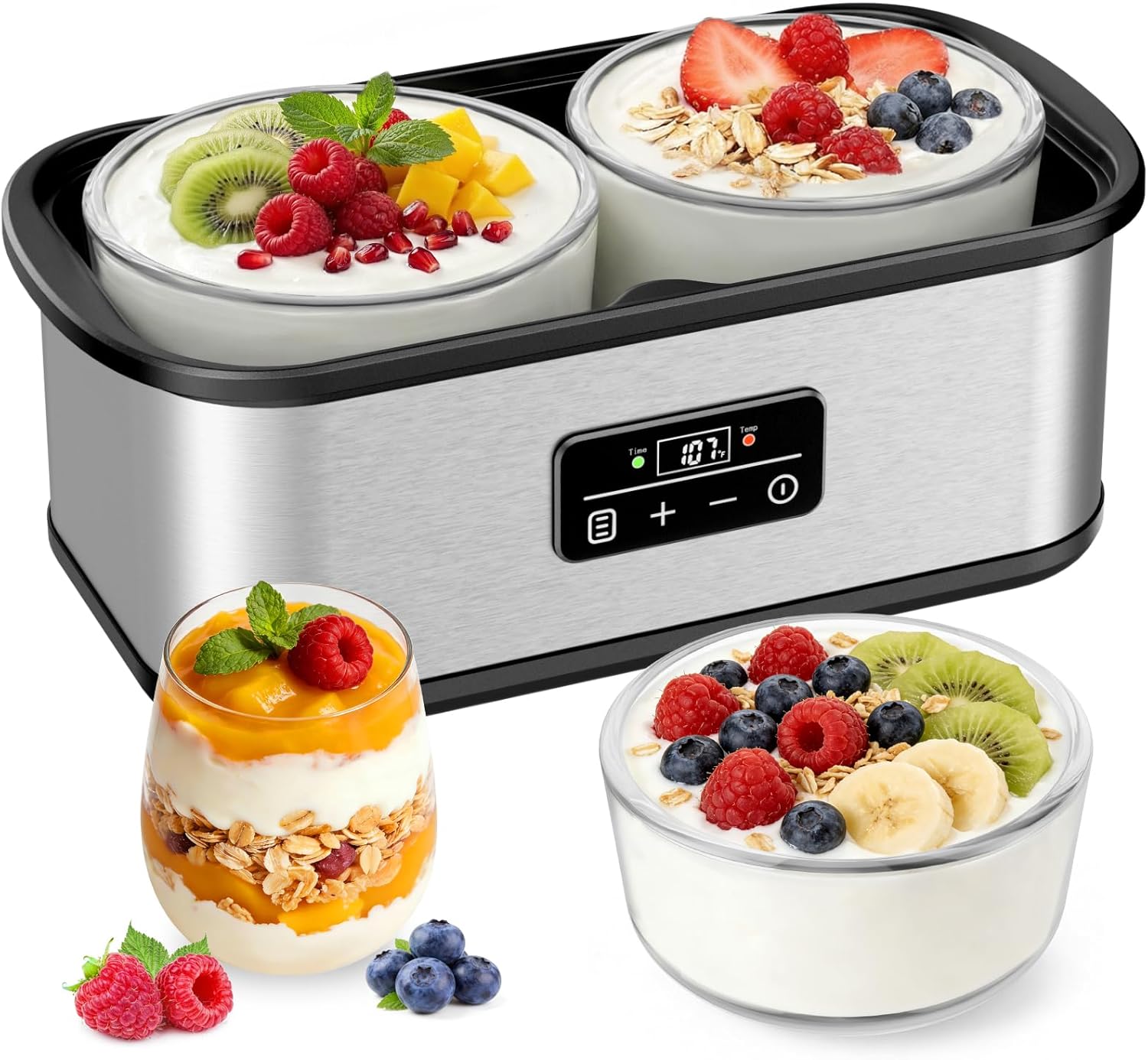 Yogurt Maker Probiotic 68–127℉ Two Containers