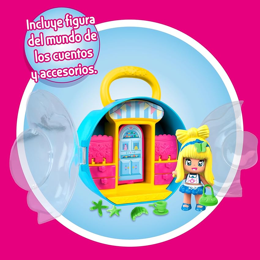Thumbnail 2 de Famosa Pinypon PNY82300 Bolso azul con armario y 3 accesorios