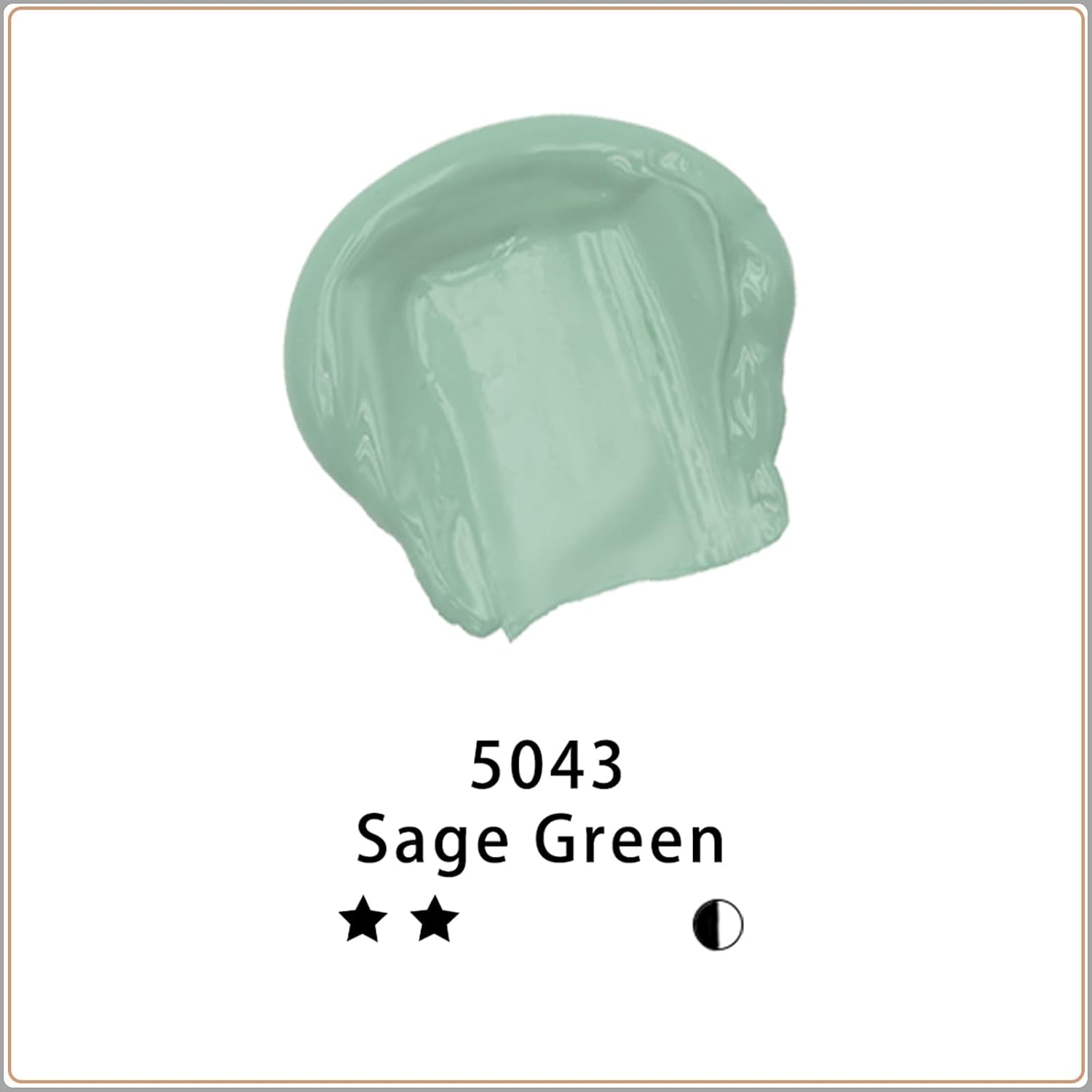 Thumbnail 1 de Artecho Sage Green Acrylic Paint 500ml – Multi-Surface Craft Colour