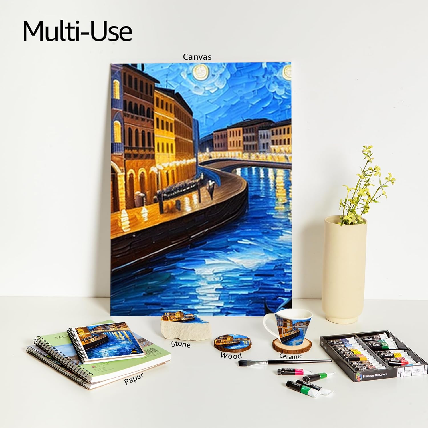 Thumbnail 2 de Elan Peinture à l'Huile 24 x 12 ml 🎨