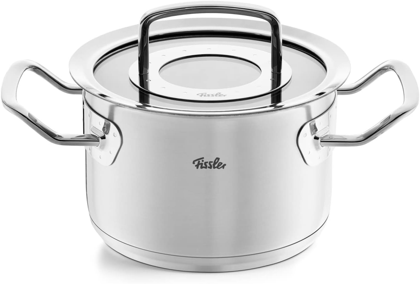 Detalle de Fissler Original-Profi Set de Ollas de Acero Inoxidable