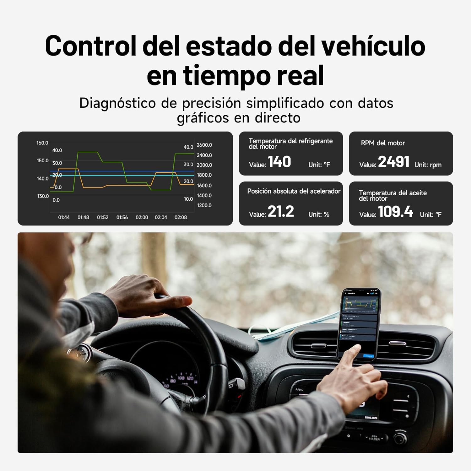 Thumbnail 5 de TOPDON Carpal-A OBD2 Diagnóstico Multimarca