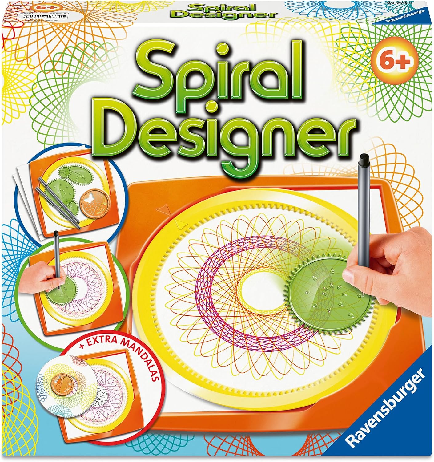 Thumbnail 1 de Ravensburger Spiral-Designer – Zeichnen lernen ab 6 Jahren, kreatives Set für Spiralbilder und Mandalas