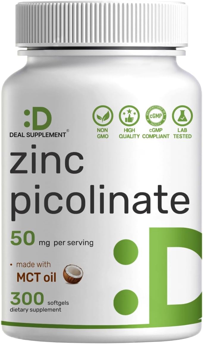 Detalle de Zinc Picolinate Supplement 50 mg