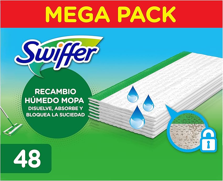 Thumbnail 6 de Swiffer Sweeper Paños Húmedos con Fragancia de Limón, 60 Unidades🧹