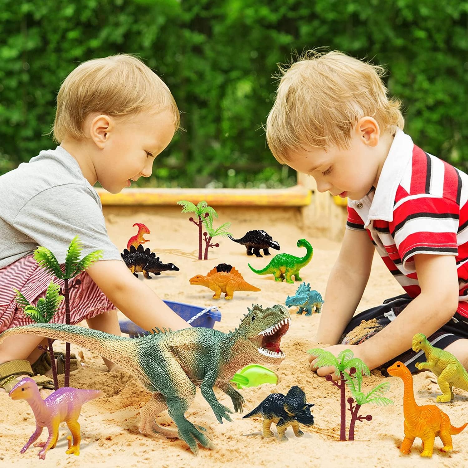 Thumbnail 4 de 26 StĂĽck Kuchendeko Dinosaurier Set Dino Tortendeko đź’Ą