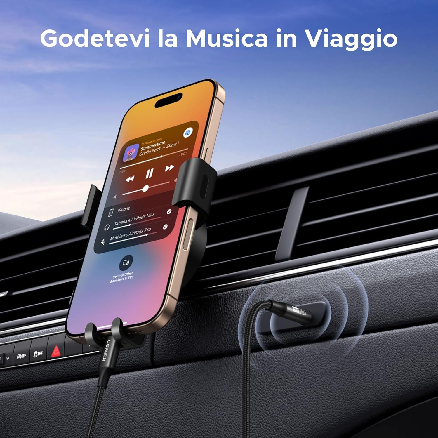 Thumbnail 4 de UGREEN Cavo Aux USB-C a 3,5 mm con DAC integrato - 384 kHz/32 bit, 1 m