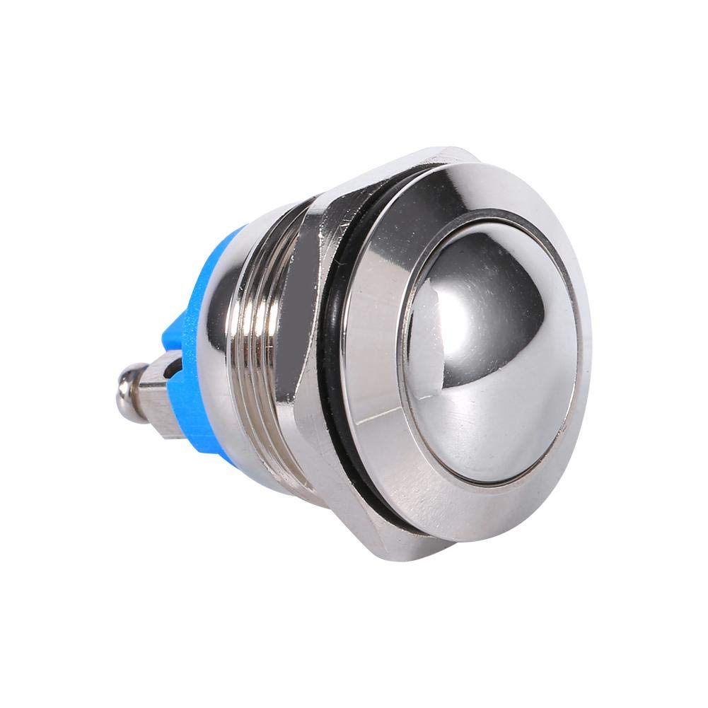 Detalle 2 de Elerose 19 mm rund tryckknappsbrytare för 12 V, IP65 och IK08