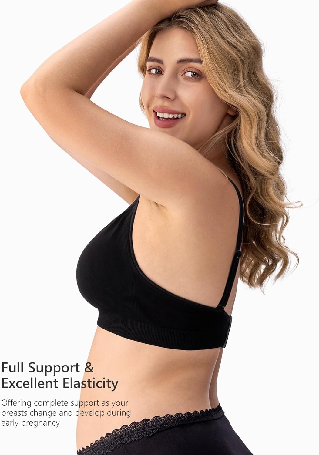 Thumbnail 4 de HBselect 3 Pack Wireless Seamless Nursing Bras