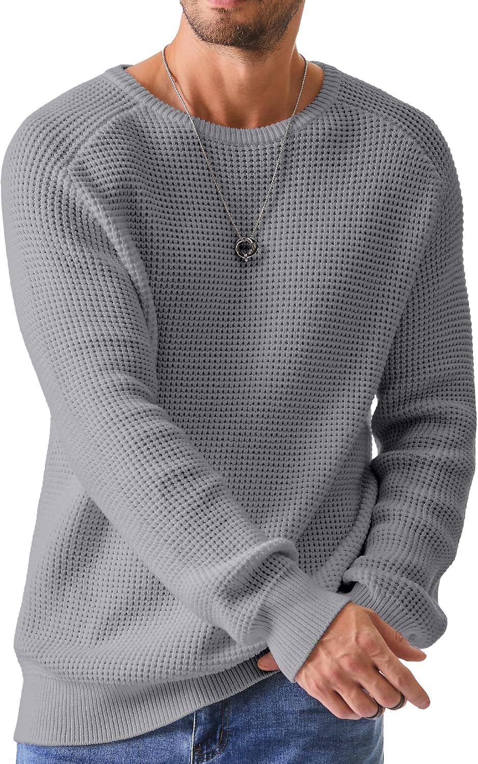 Thumbnail 4 de Elegancity Rundhals Pullover Loose Fit S-3XL