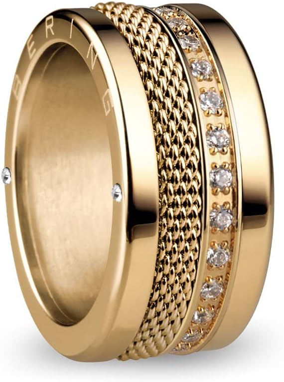 Thumbnail 4 de BERING ensemble de Bagues Échangeables pour Femme en Argent et Or – Twist & Change