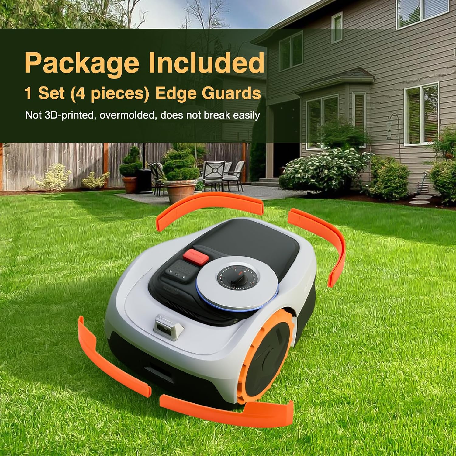 Thumbnail 6 de Protezione bordi per robot tosaerba Segway Navimow i105e e i108e – 4 pezzi in PETG, montaggio senza collante