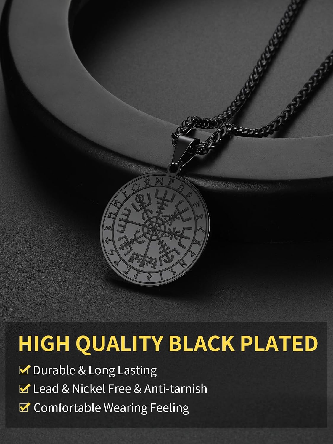 Detalle 2 de ChainsHouse Collier Vegvisir 56 cm