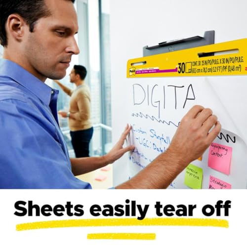 Thumbnail 6 de Post-it Super Sticky Easel Pad, 25 x 30 in, White Lined, 4 Pack by Post-it