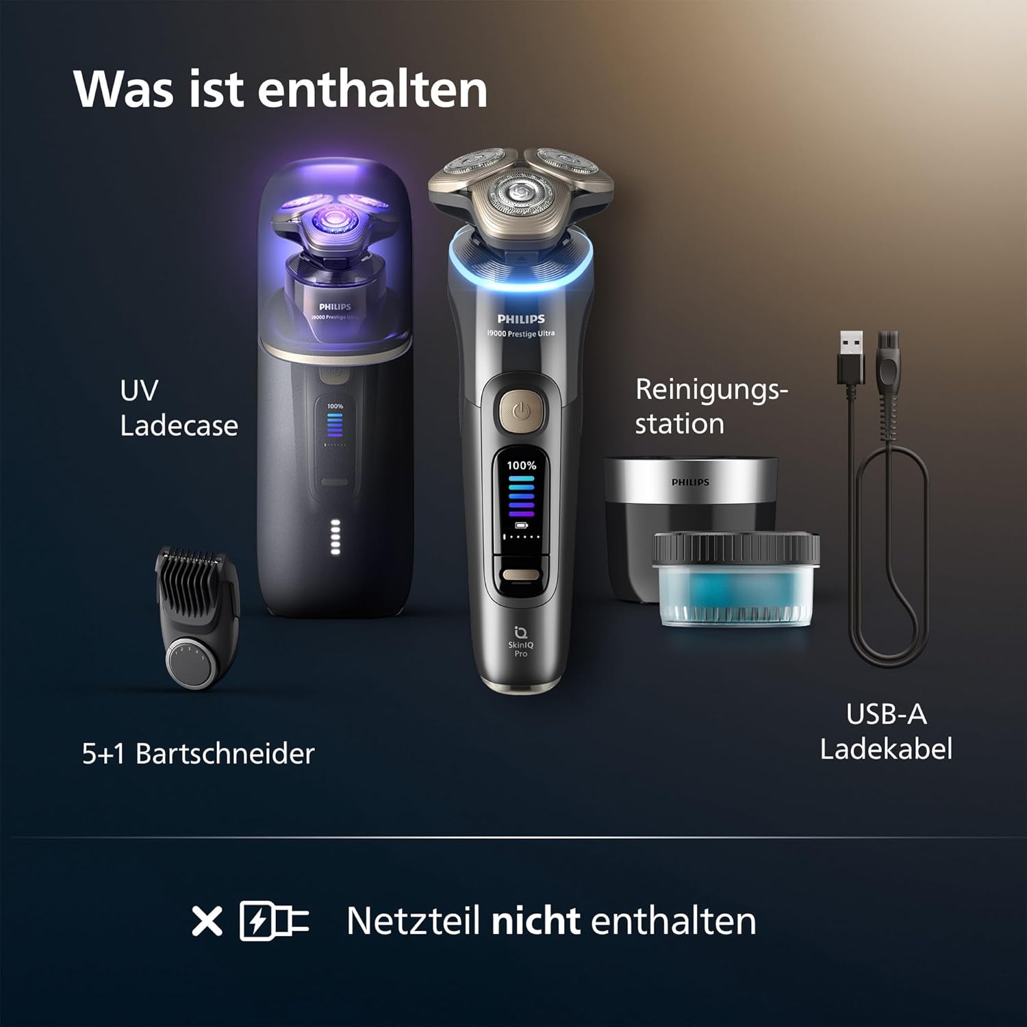Thumbnail 6 de Philips i9000 Prestige Ultra Elektrorasierer 5+1 🪒