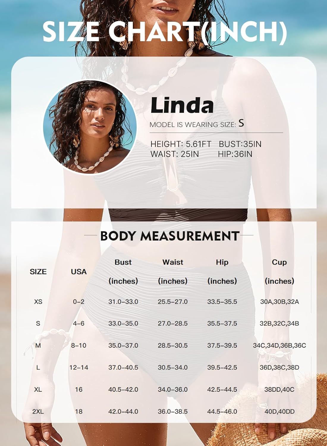 Thumbnail 5 de Herseas U-Wire High Waisted Bikini