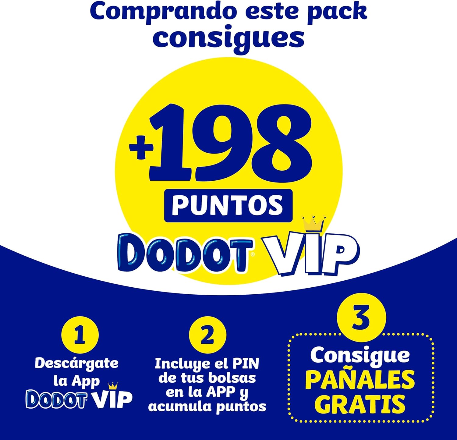 Detalle 2 de Dodot Pañales Bebé Sensitive Talla 2 12 h