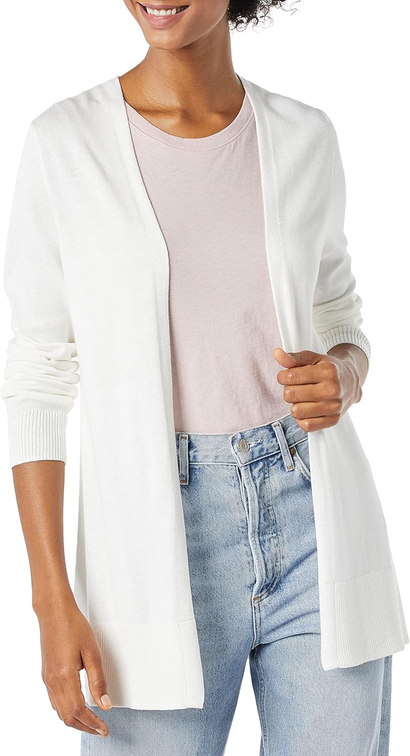 Thumbnail 5 de Amazon Essentials da Donna Cardigan leggero aperto davanti (taglie forti)