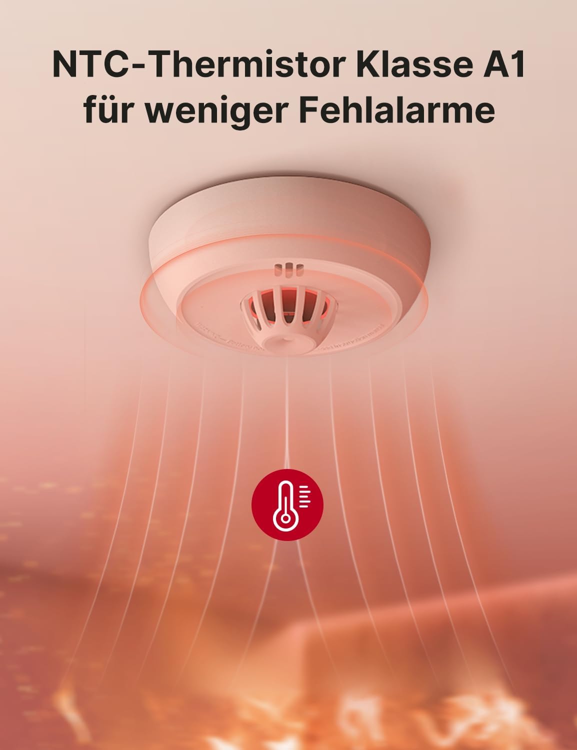 Thumbnail 3 de X-Sense Standalone Hitzemelder – zuverlässige Wärmeerkennung mit 10-Jahres-Batterie