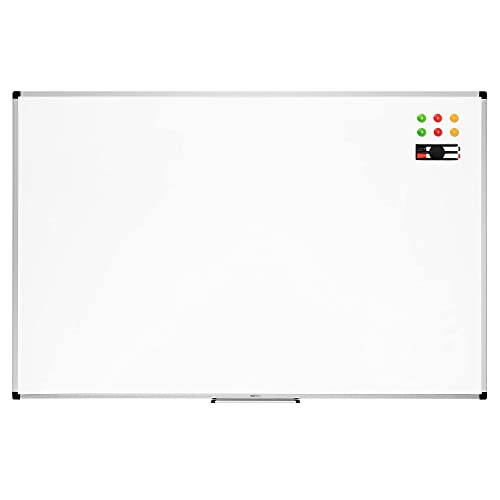 Thumbnail 12 de Amazon Basics Lavagna magnetica cancellabile a secco 90x60 cm con cornice in alluminio, porta pennarelli e kit montaggio