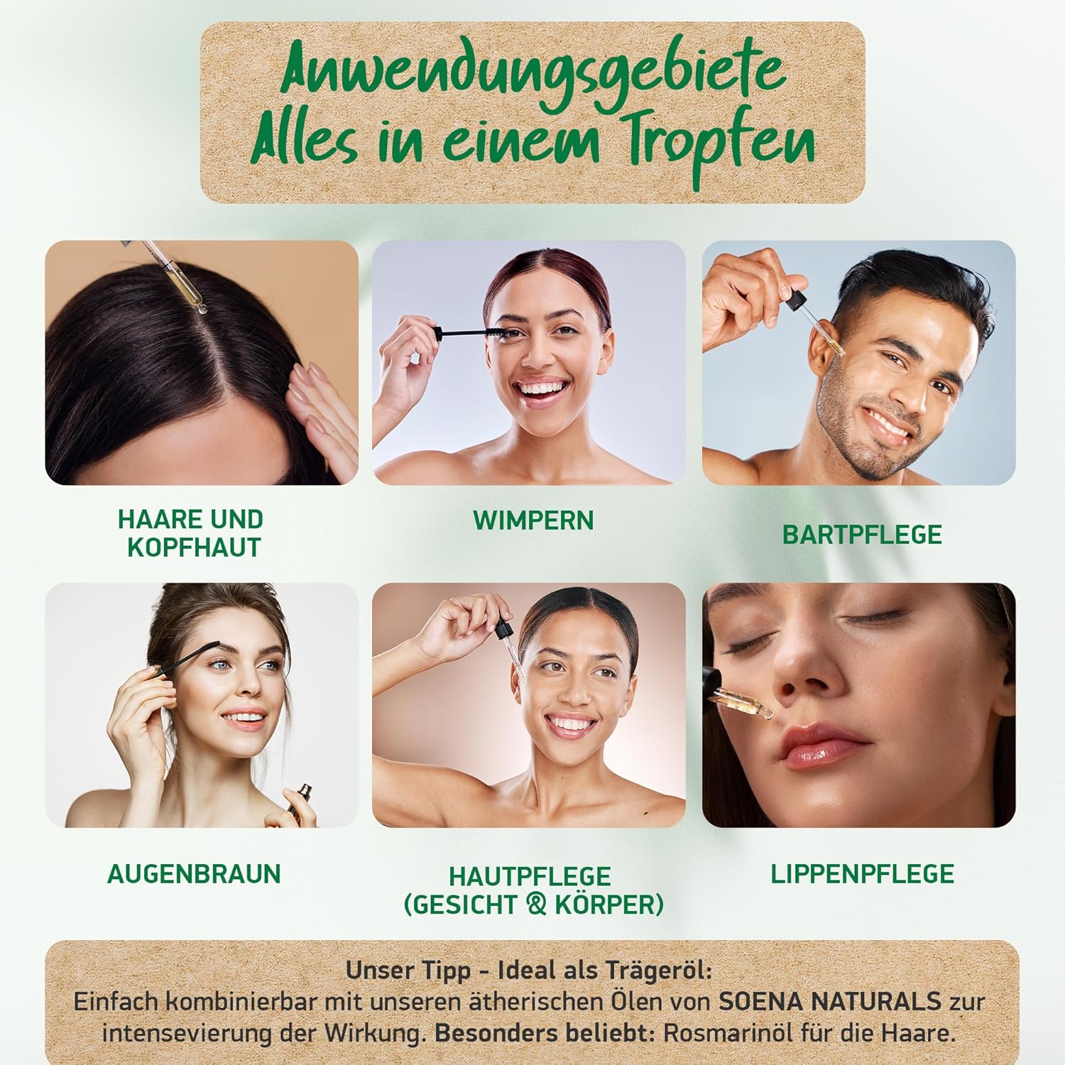 Thumbnail 6 de BIO Rizinusöl 100% rein, kaltgepresst (Wimpernfläschchen-Set) – Hexanfrei, made in Germany