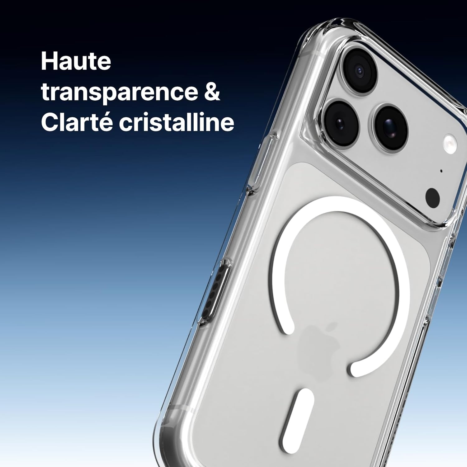 Thumbnail 3 de RhinoShield Coque compatible MagSafe iPhone 17 Pro Max (Clear Rosé) : anti-jaunissement et protection contre les chutes