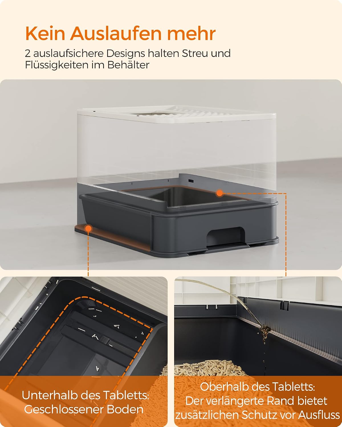 Thumbnail 2 de Feandrea Katzenklo 15 kg, mit Deckel