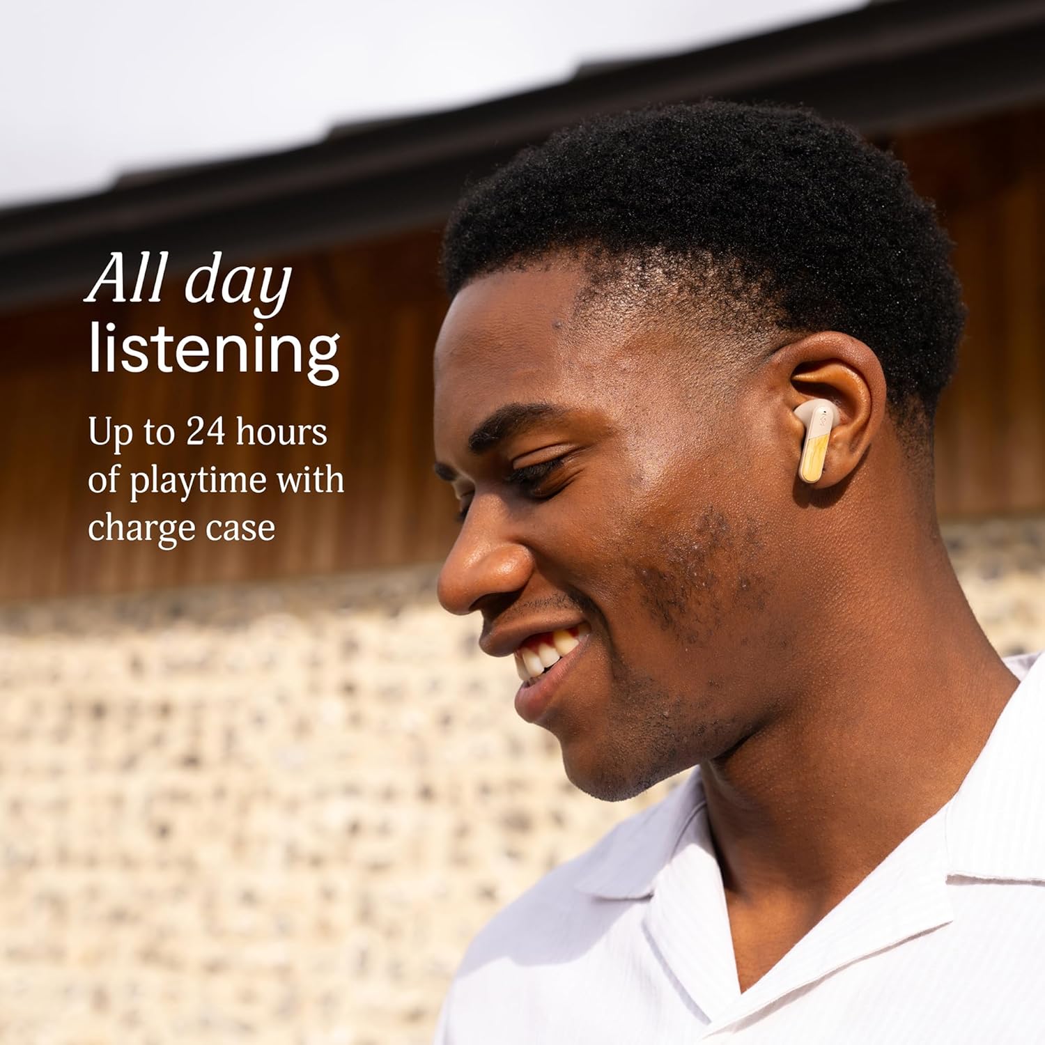 Thumbnail 6 de Marley House of Trenchtown ANC In-Ear Bluetooth-Kopfhörer (Cream) mit Mikrofon, IPX5 & bis zu 24 Std. Laufzeit
