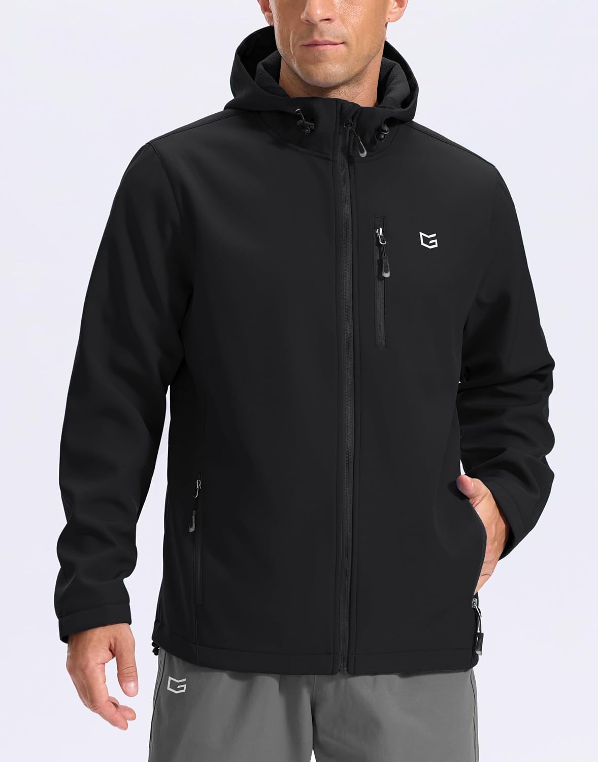 Detalle 2 de G Gradual Men's Softshell Jacket, Fleece-Lined