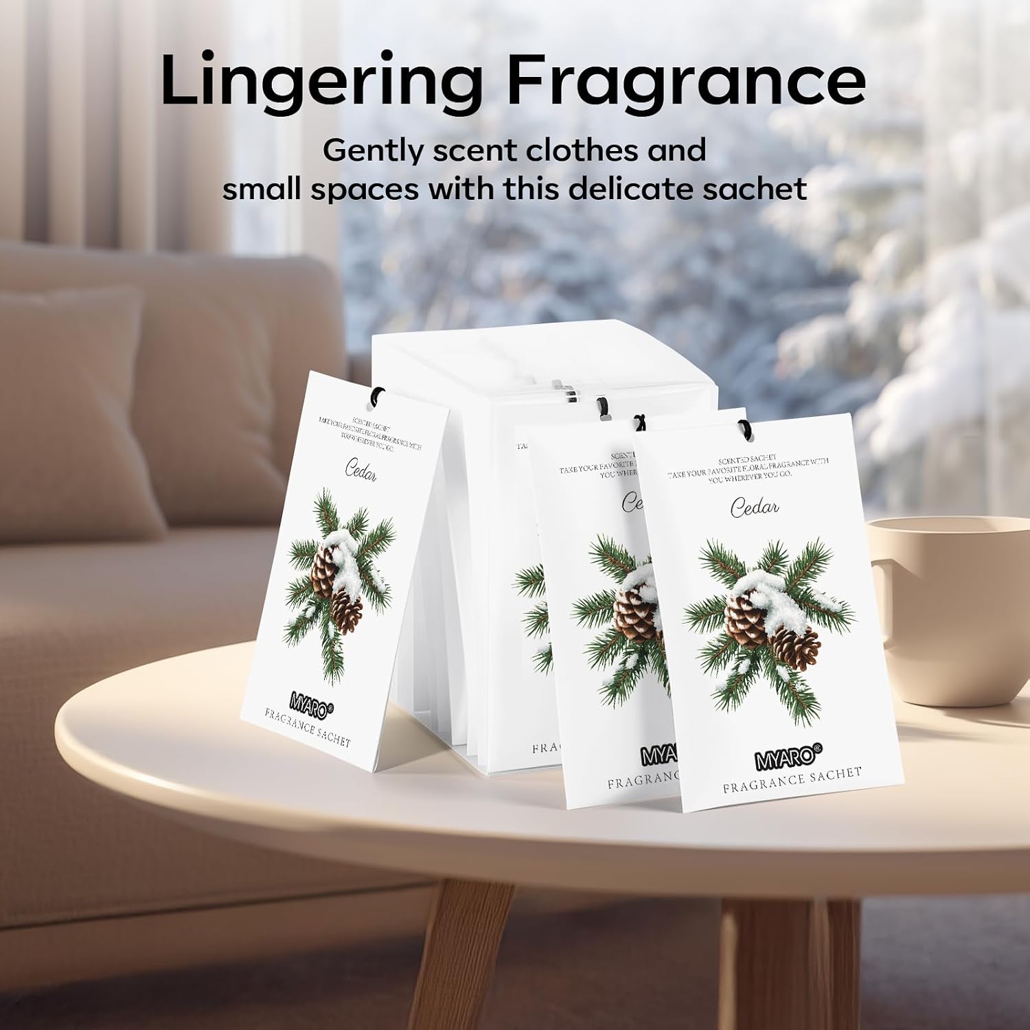Thumbnail 5 de MYARO 12-Pack Cedar Sachets