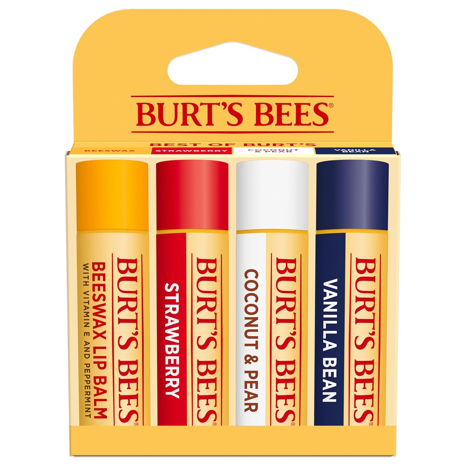 Detalle de Burt's Bees Lip Balm 4-Pack 💄
