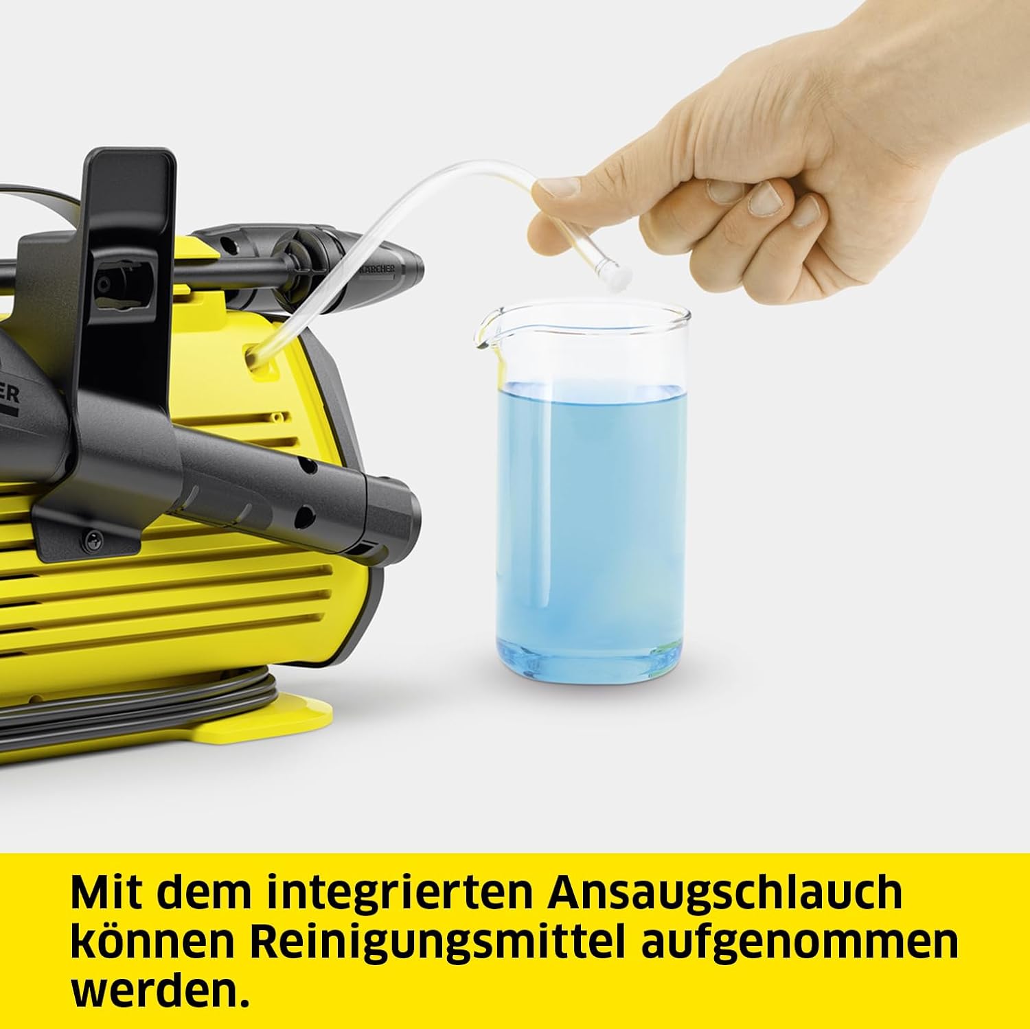 Detalle de Kärcher Hochdruckreiniger K 3 Horizontal Plus Home – kompakt, flexibel und zuverlässig