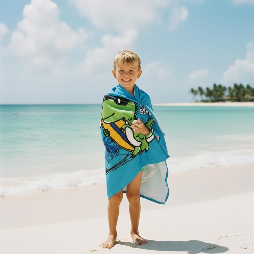 Detalle 2 de DJDEA Serviette de Plage Adulte 90x180 cm en Microfibre – Imprimé Fruits