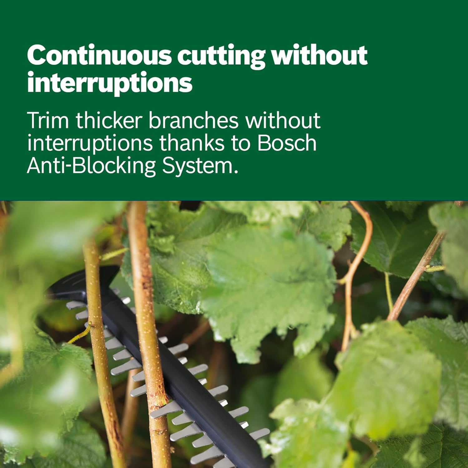 Thumbnail 5 de Bosch UniversalHedgeCut 18V-50 cordless hedge trimmer (50 cm blade, brushless motor)