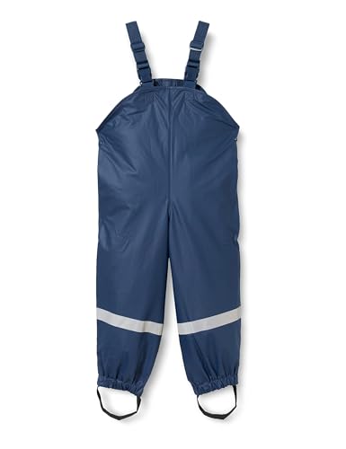 Detalle de Playshoes Matschhose Größe 104, marine, mit Fleecefutter und verschweißten Nähten
