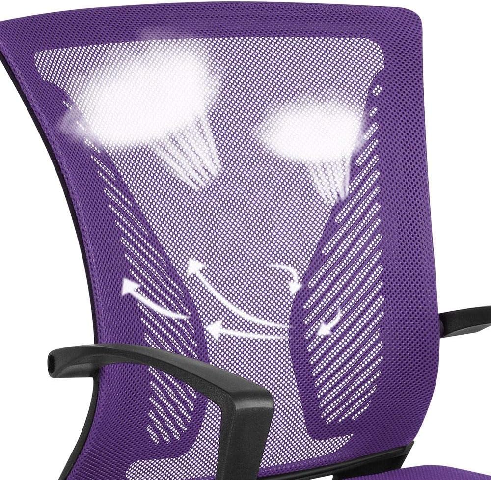 Thumbnail 6 de Yaheetech Sedia da Ufficio Ergonomica 136 kg