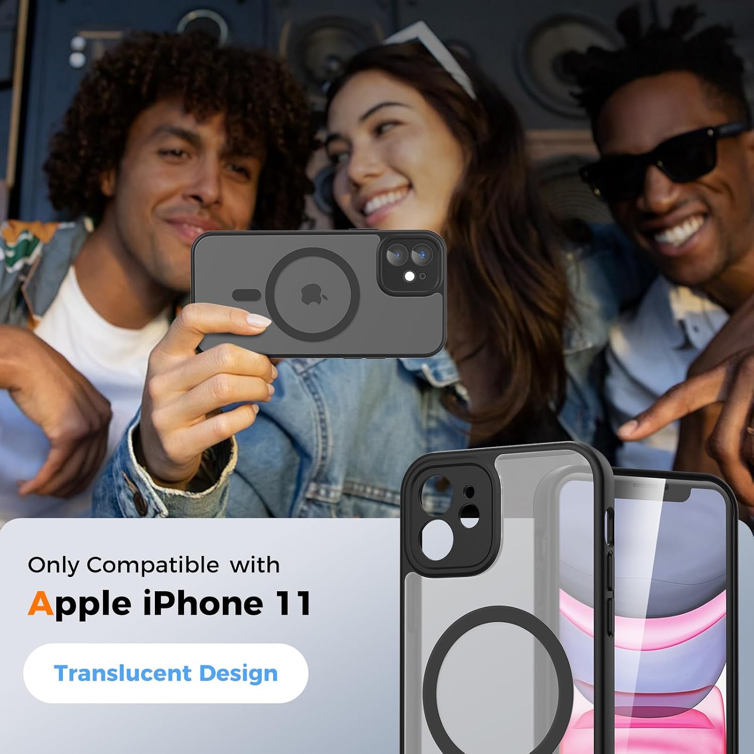 Thumbnail 6 de EASDNB iPhone 11 Hülle 2400 Gauß