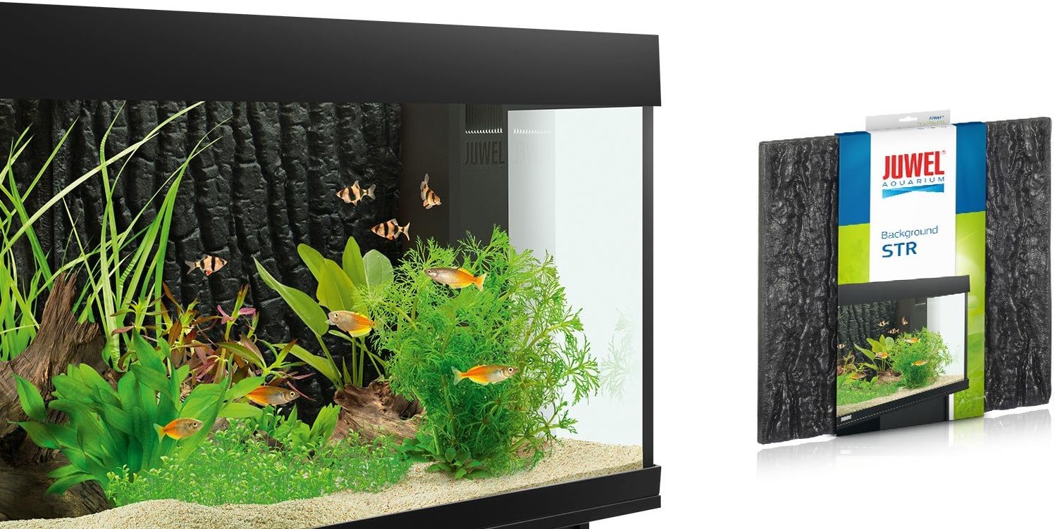 Detalle 2 de Juwel Aquarium 86910 STR 600 – czarne, strukturalne tło do akwarium