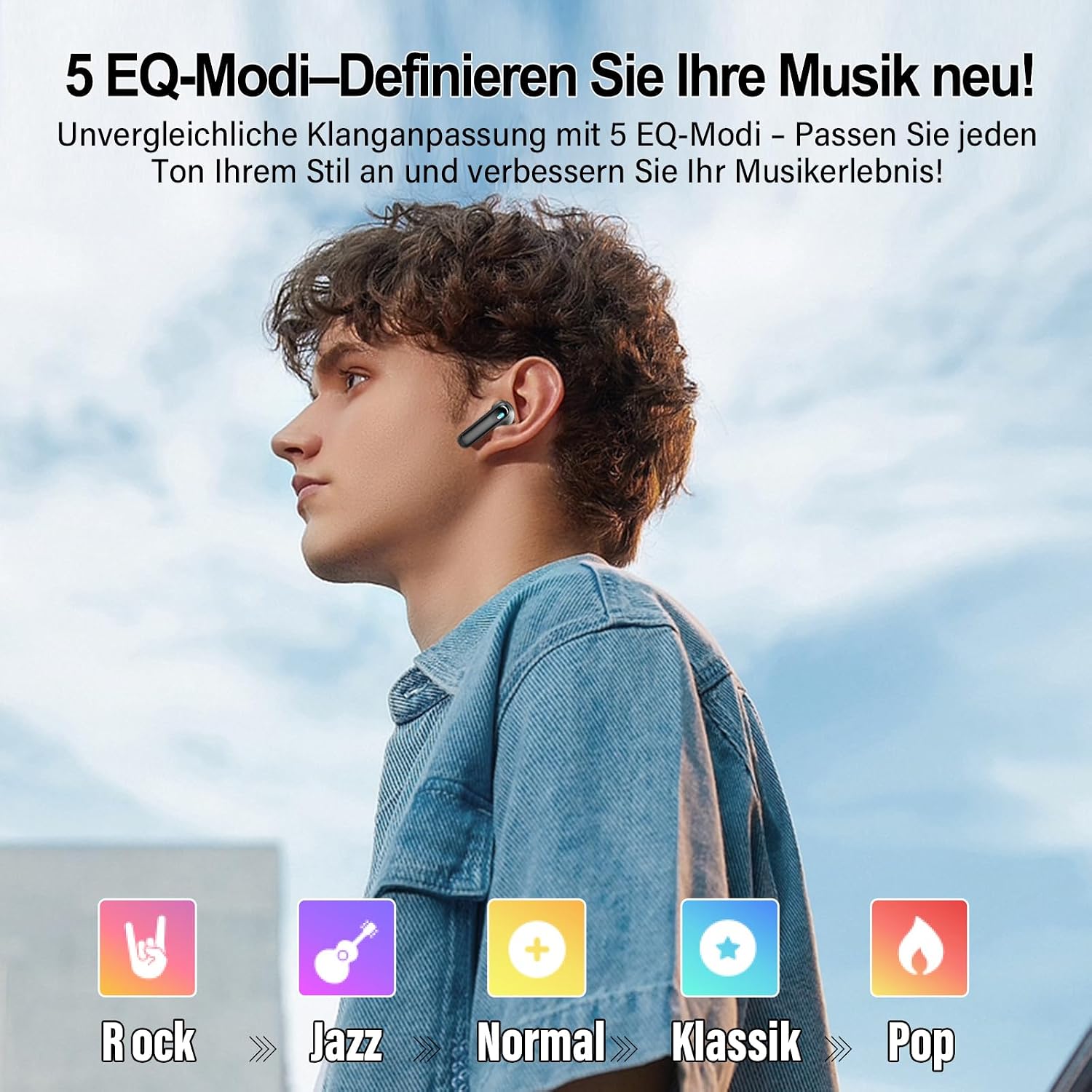 Thumbnail 4 de QXUFV Bluetooth In‑Ear Kopfhörer mit ANC