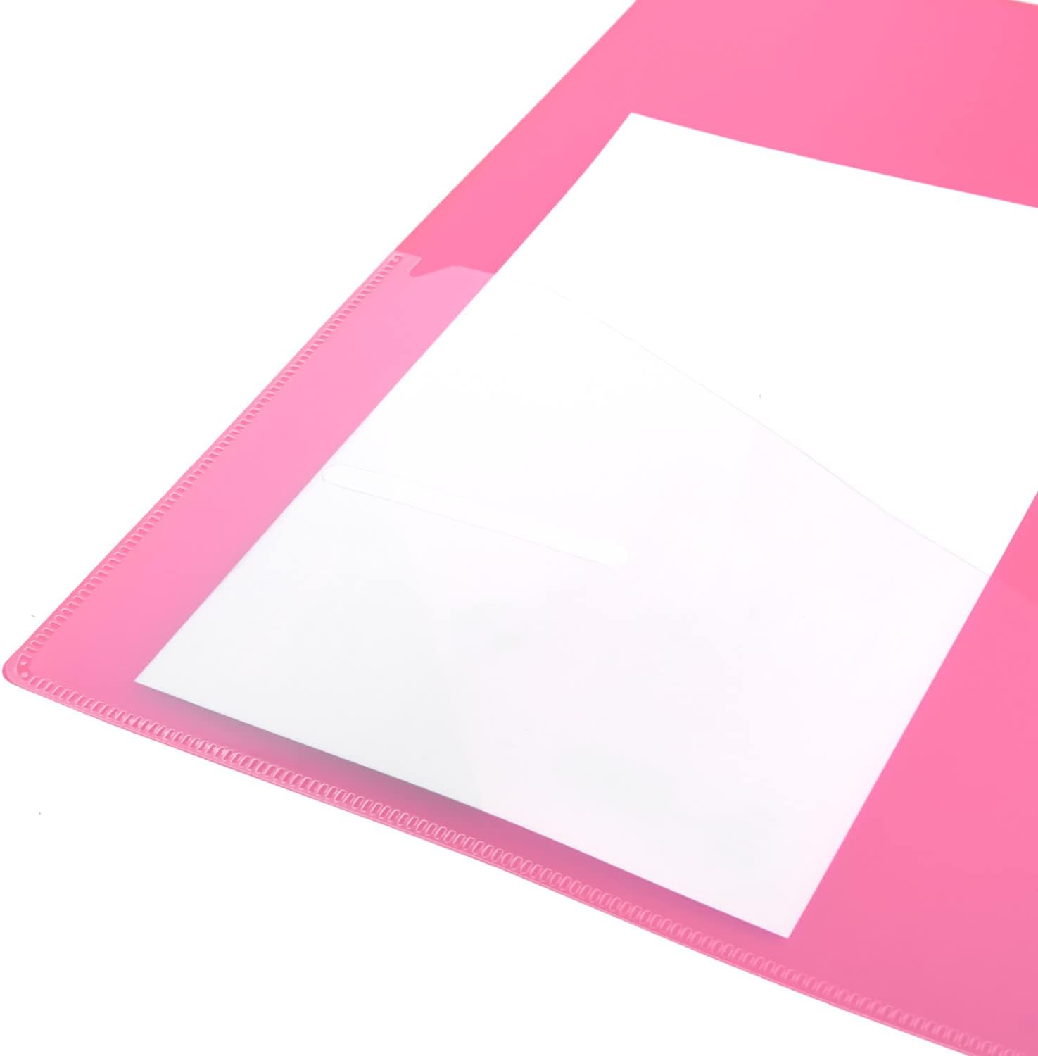 Detalle 2 de Idena 224334 A4-ringpärm med två ringar, rosa PP-plast