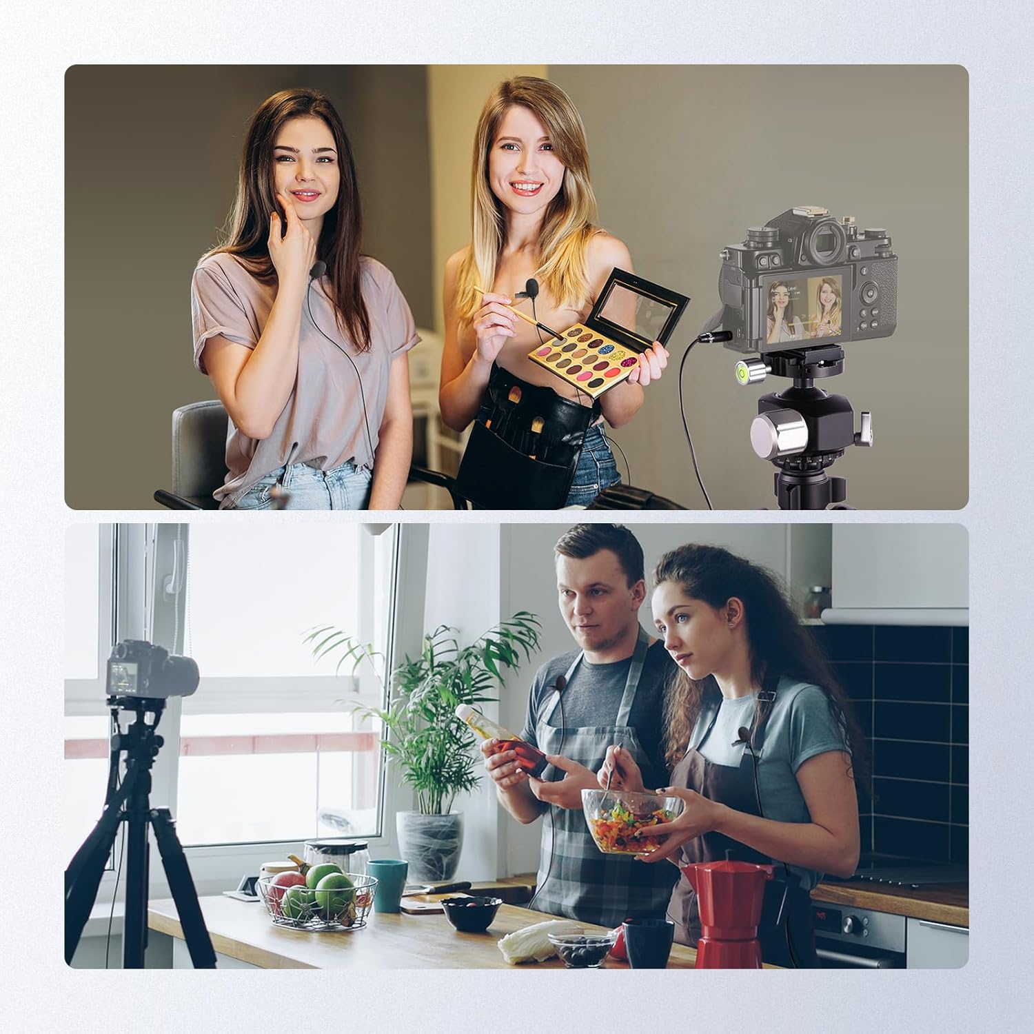 Thumbnail 6 de Neewer LM3 2m Wired Dual Lavalier Microphones with 4m Extension Cable (3.5mm TRS)