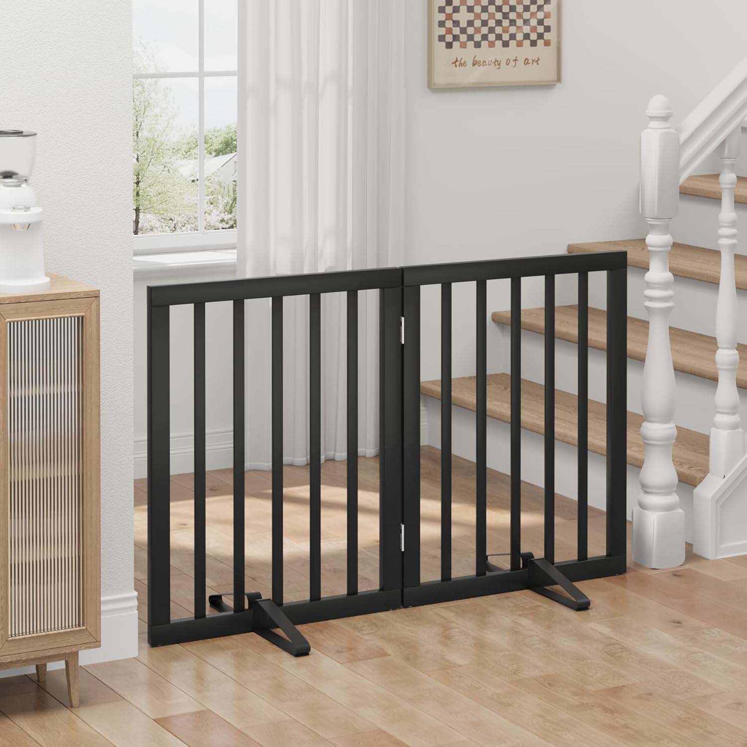 Thumbnail 2 de Algherohein Dog Gate 36 inch doorway pet barrier