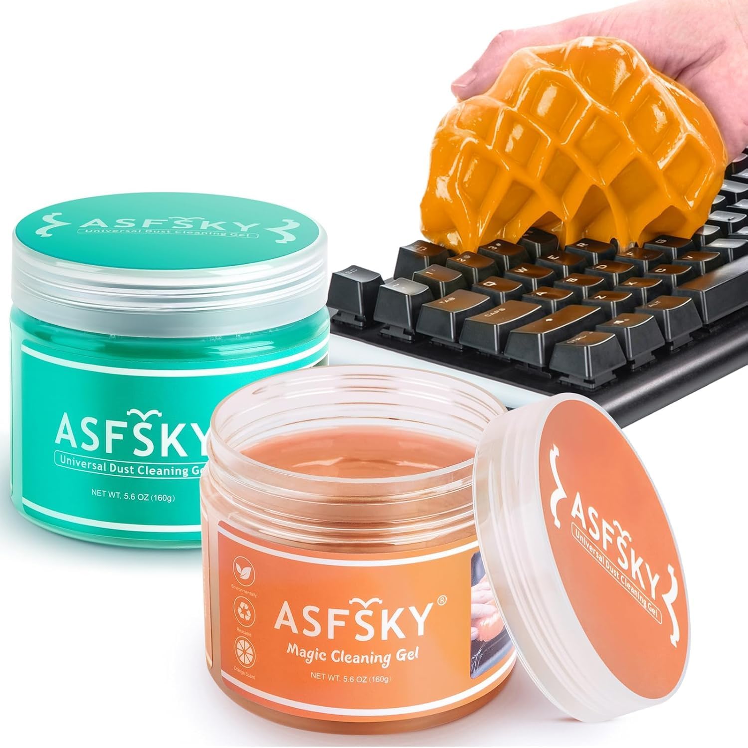 Detalle de ASFSKY Tastaturreiniger Gel 320 g